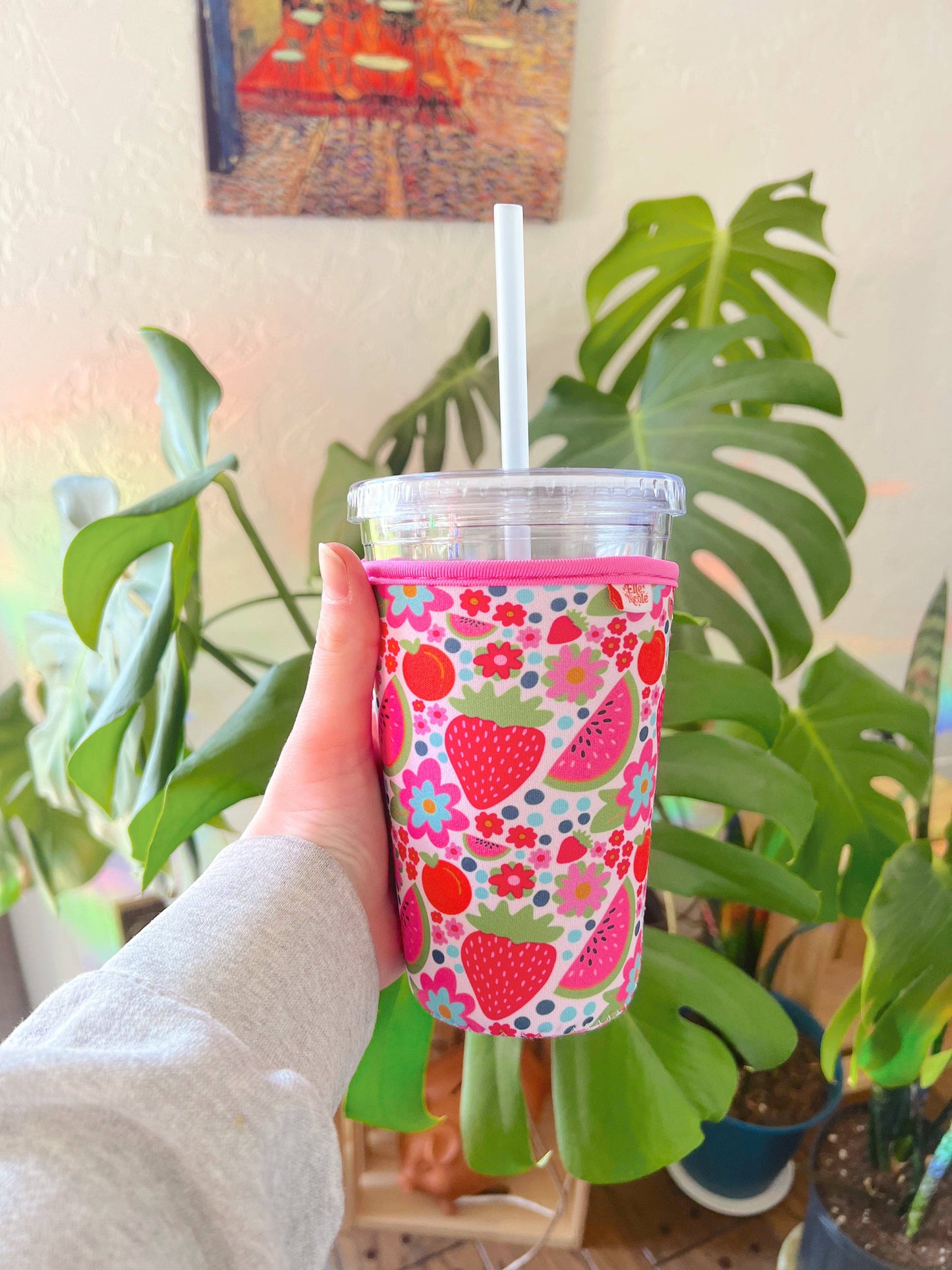 Coffee Cup Cover - Farmers Market - Iced Drink Sleeve