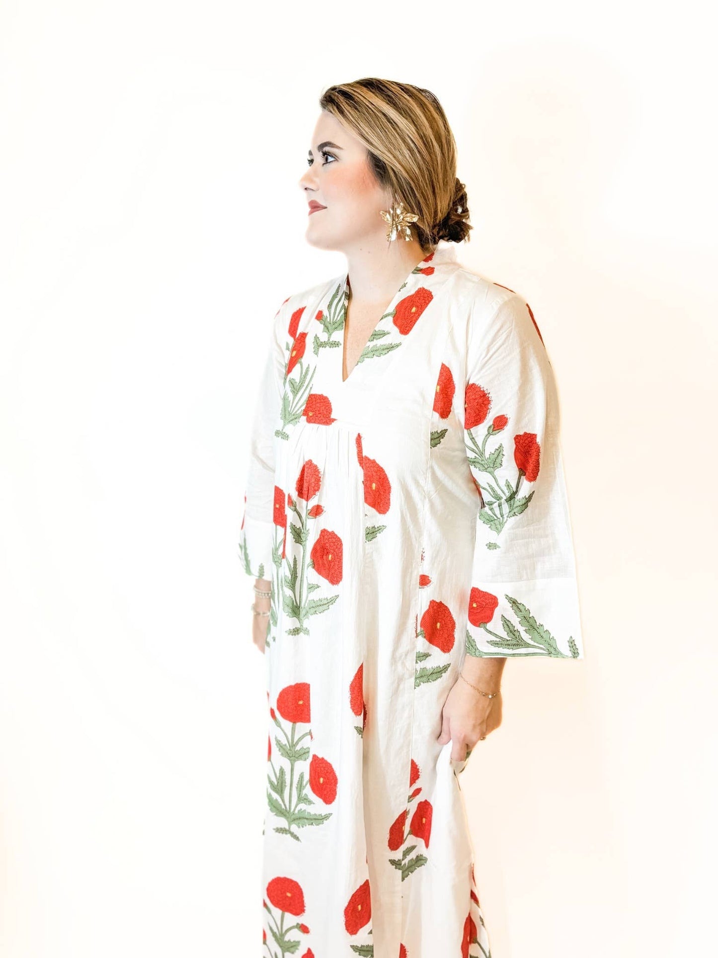 Berry Rose’ Caftan Dress