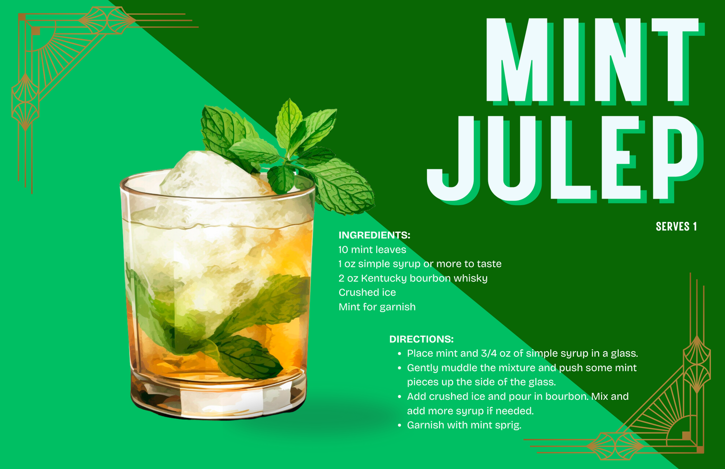 COCKTAILS VOL 2 insert set of 10
