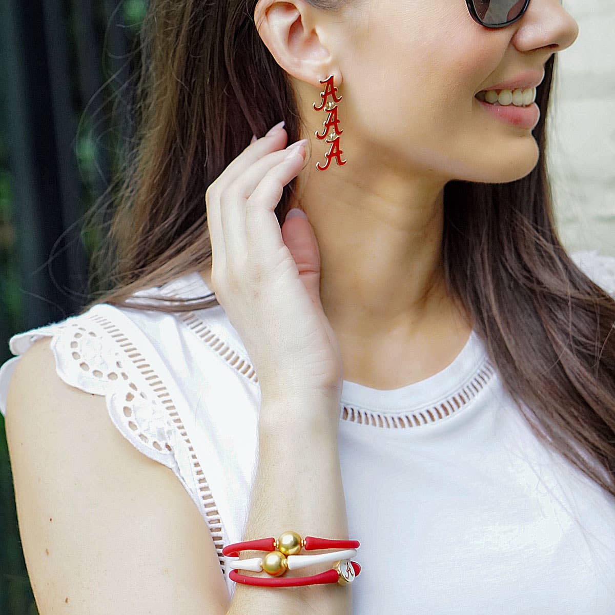 Alabama Crimson Tide Silicone Bali Bracelet