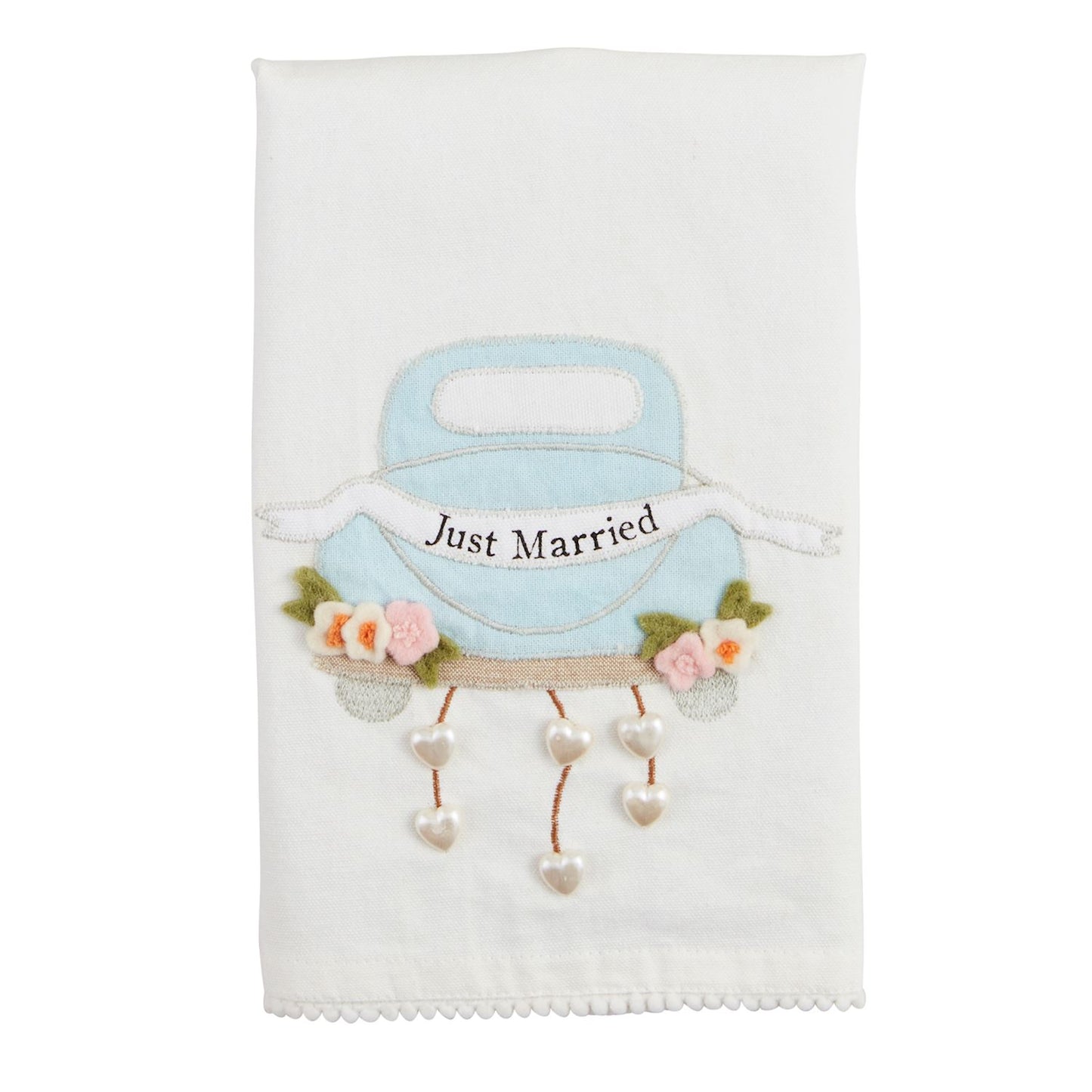 Just Married Wedding Tea Towel