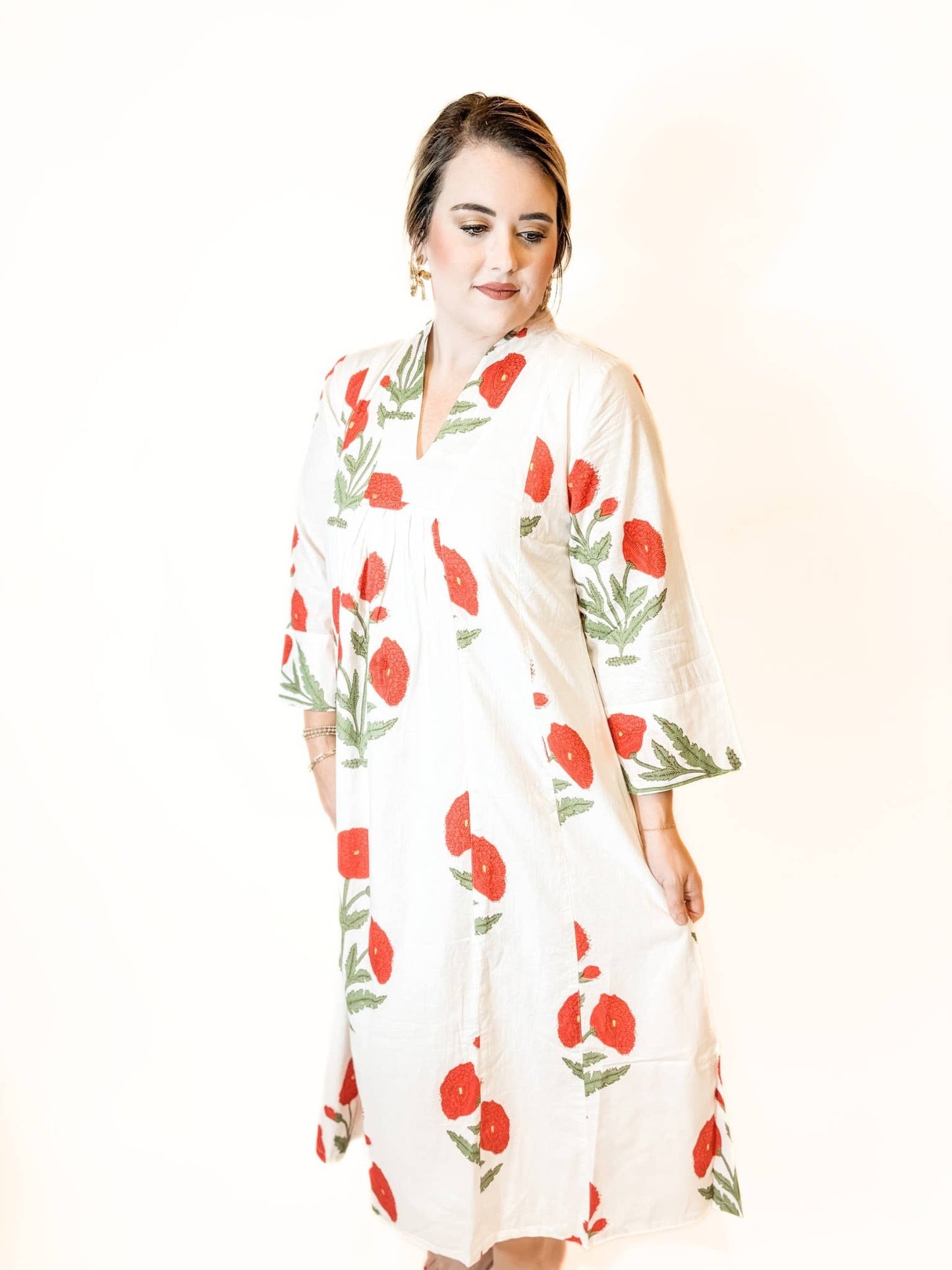 Berry Rose’ Caftan Dress