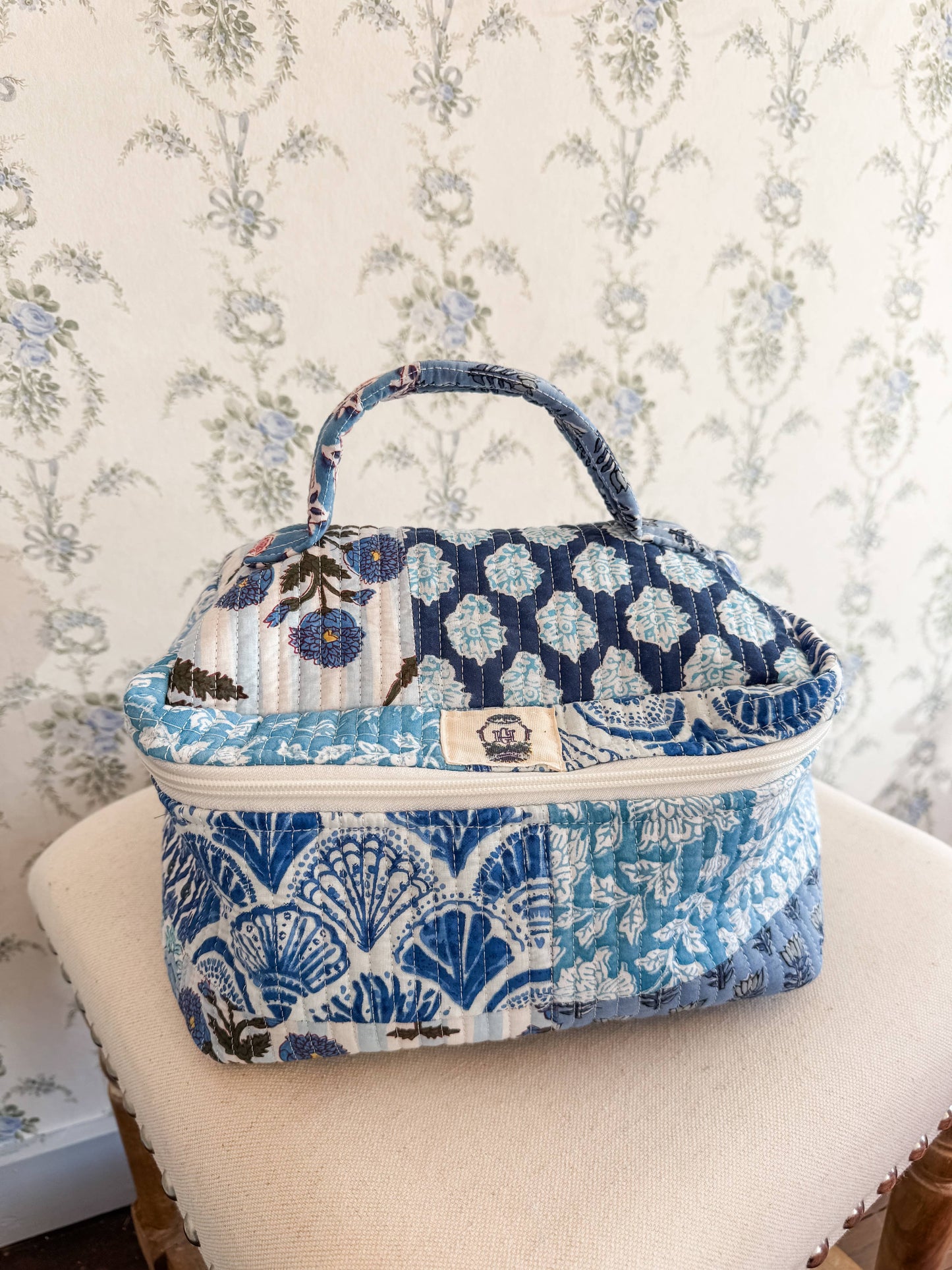 Blue City | Quilted Cosmetic Bags