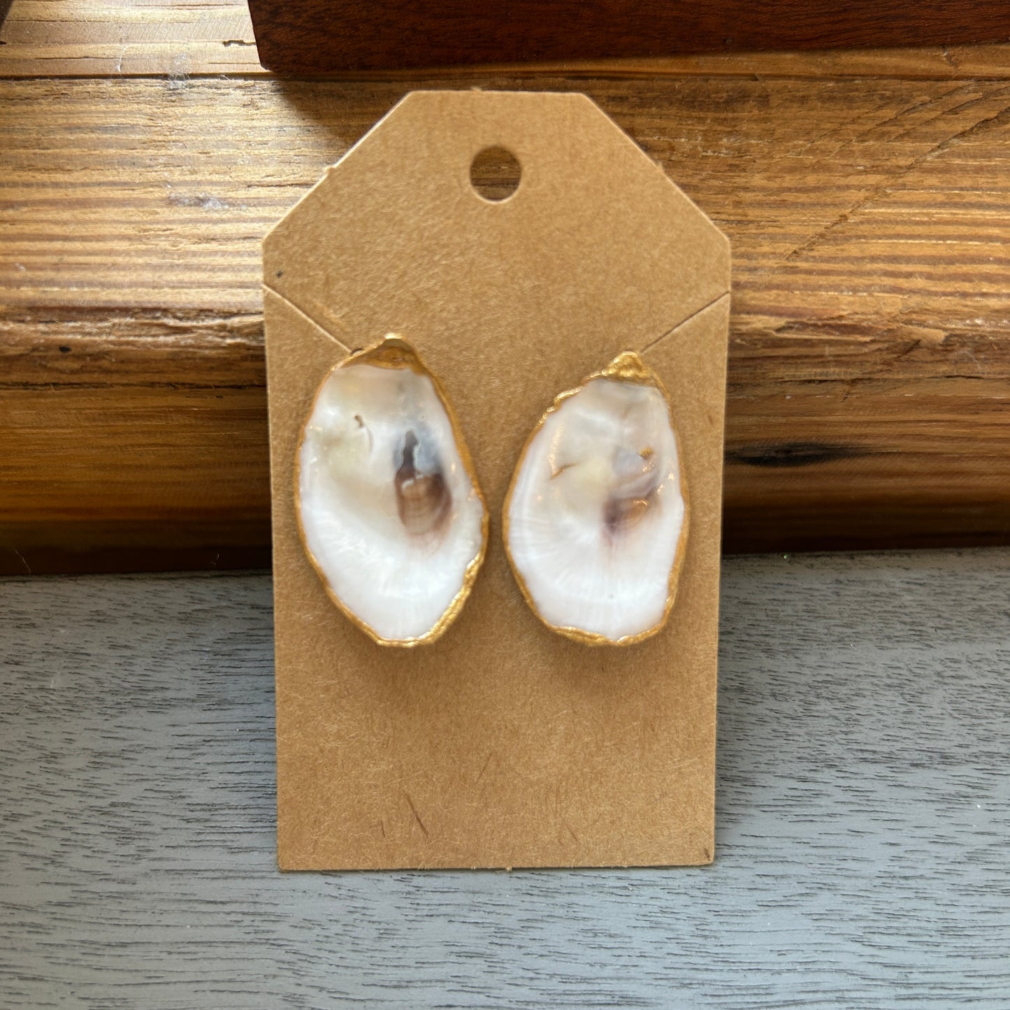 Oyster Stud Earrings