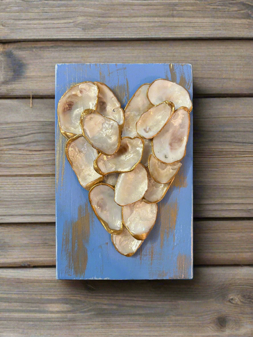 Oyster Shell Heart