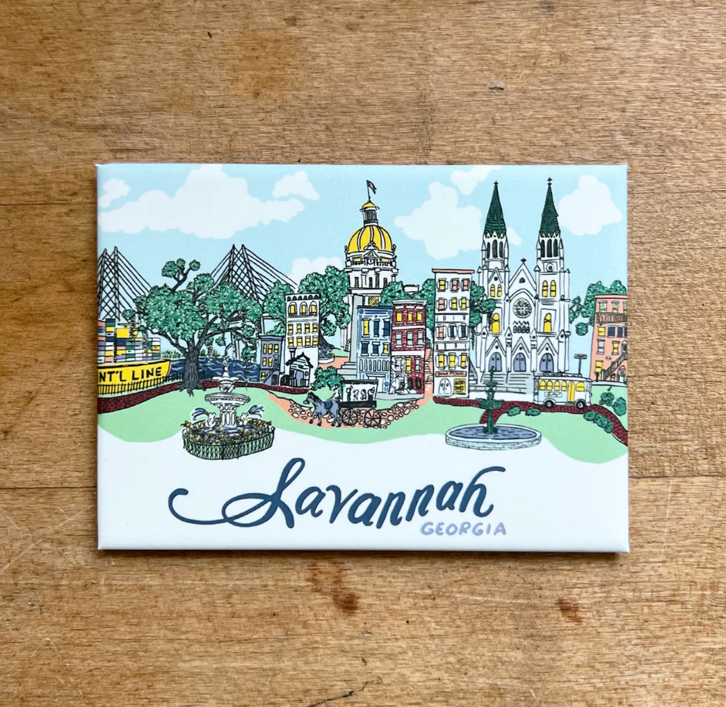 Savannah Skyline Magnet