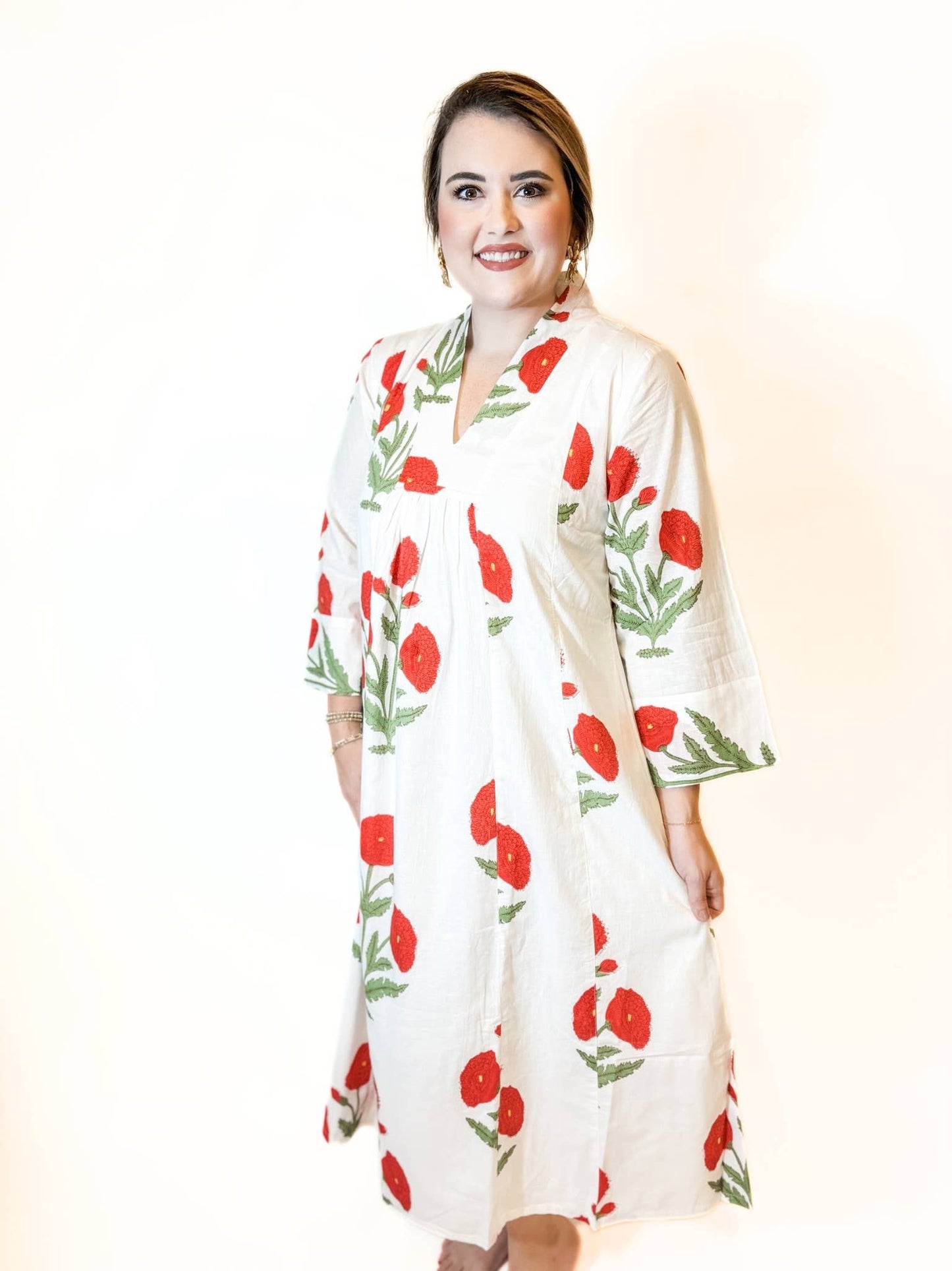 Berry Rose’ Caftan Dress