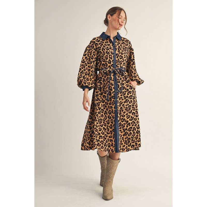 Leopard Midi Dress
