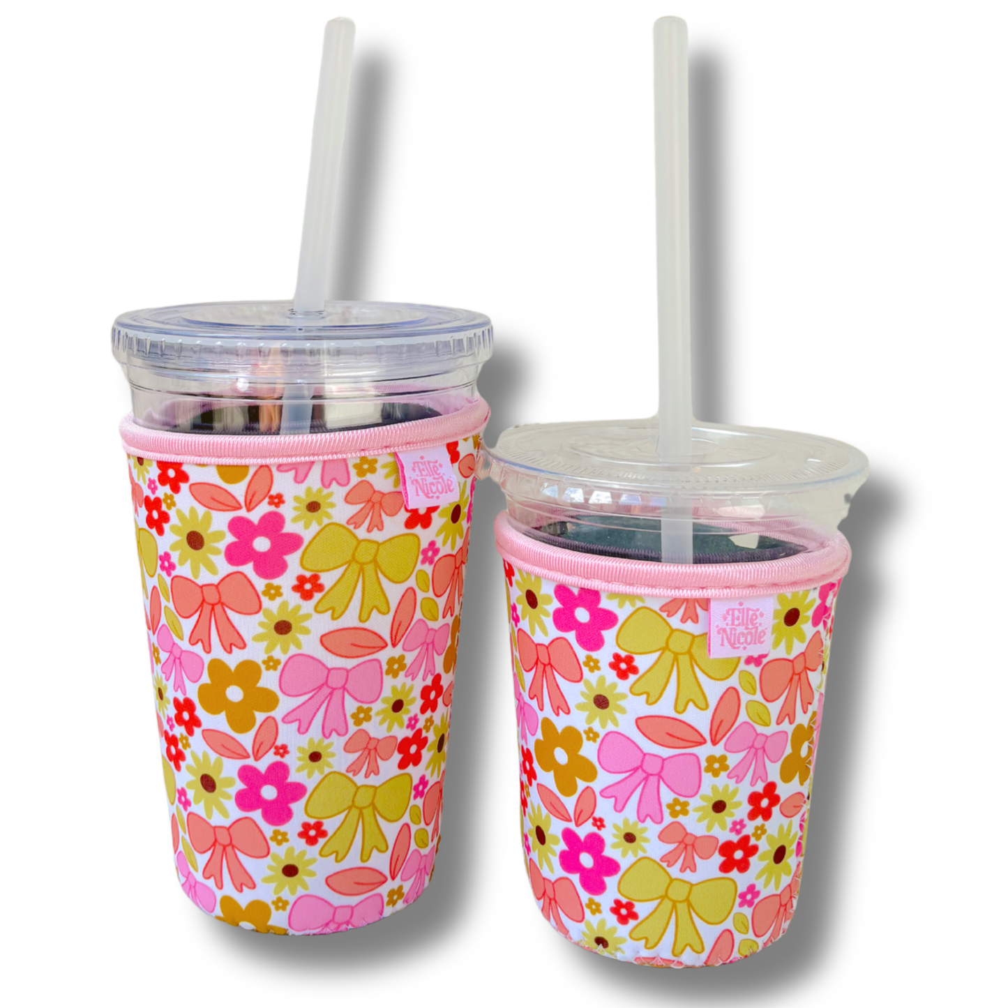 Coffee Cup Cover - Fall Bows