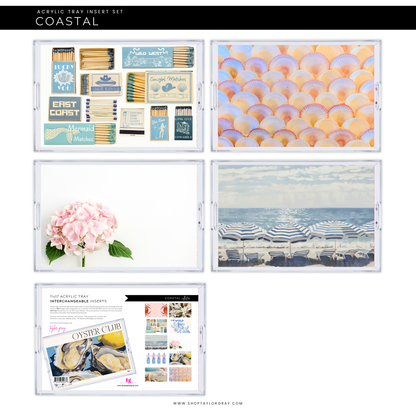 Taylor Gray COASTAL insert set of 10