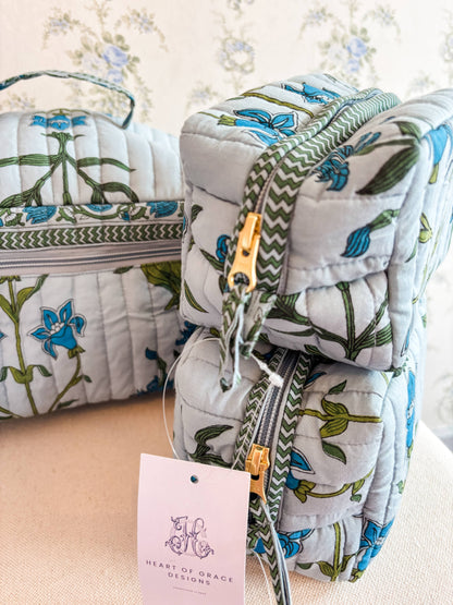 Iris Luxe | Quilted Cosmetic Bags