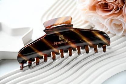 Fenna and Fei XL Claw Clip in Tigers Eye
