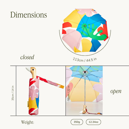 Original Duckhead Matisse Compact Eco-Friendly Duck Umbrella