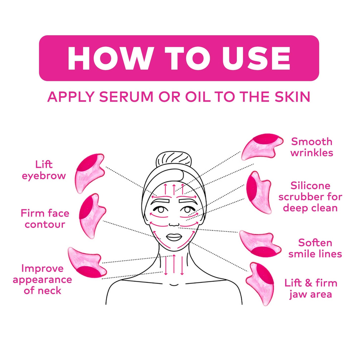 Makeup Eraser Gua Sha and Facial Scrubber