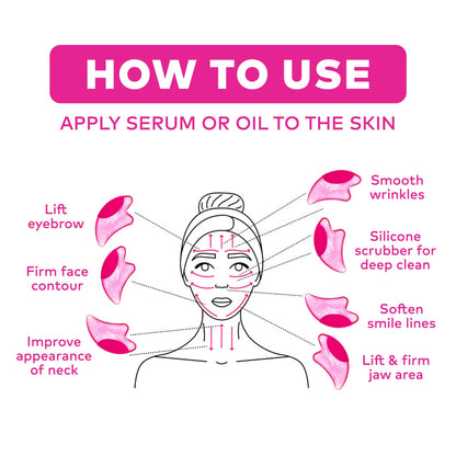 Makeup Eraser Gua Sha and Facial Scrubber