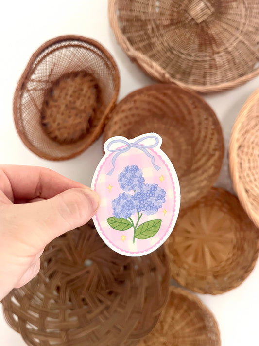 Hydrangea Picnic Sticker