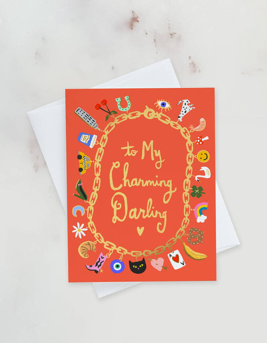 Charming Darling Love Greeting Card
