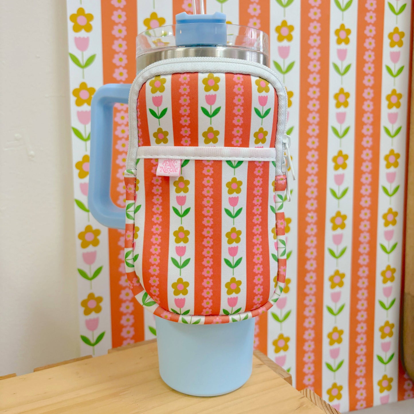 Water Bottle Backpack - Tulip Stripes *new & improved*