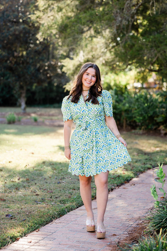 Jardin Bleu | Grace Mini Dress