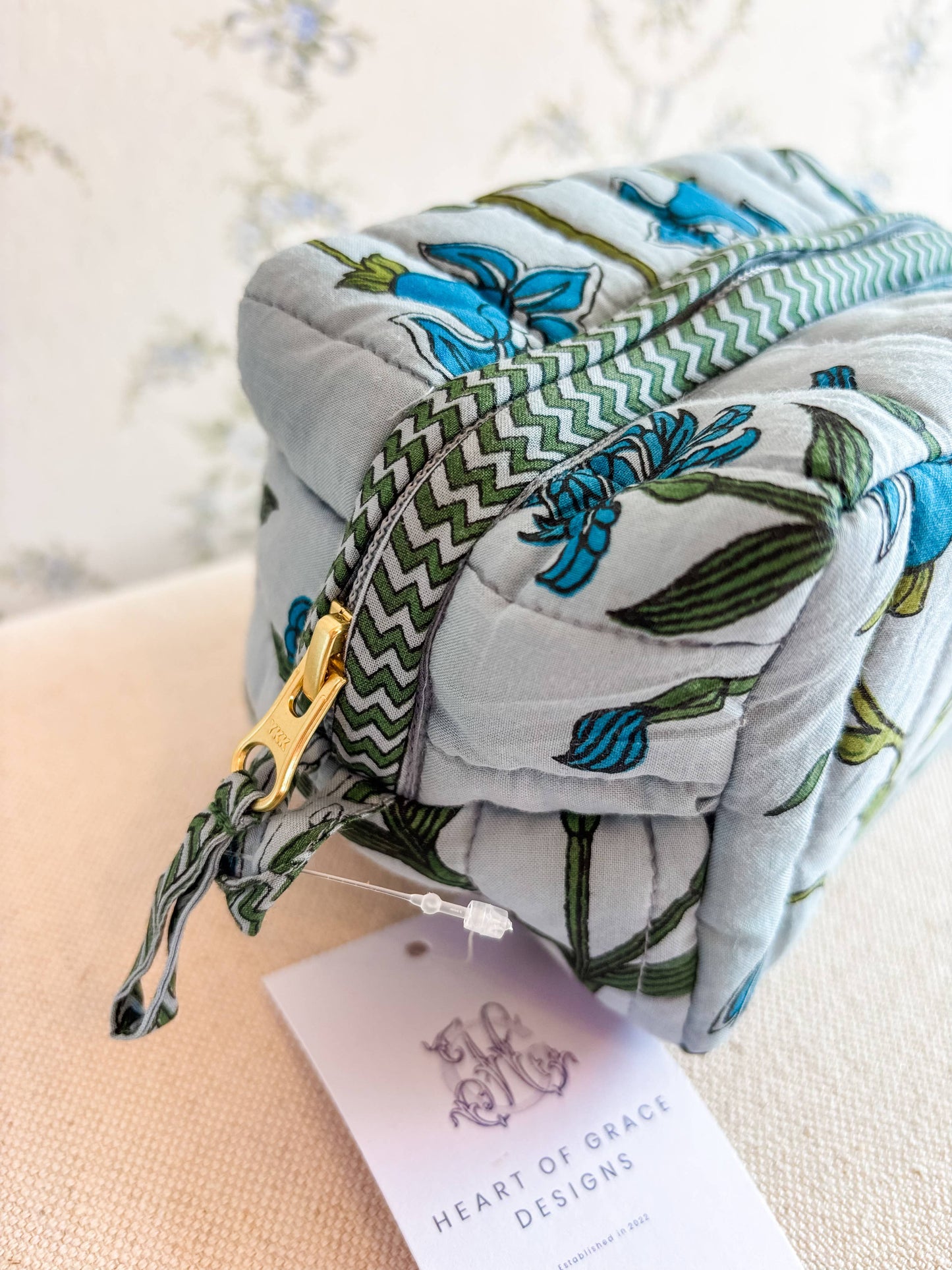 Iris Luxe | Quilted Cosmetic Bags