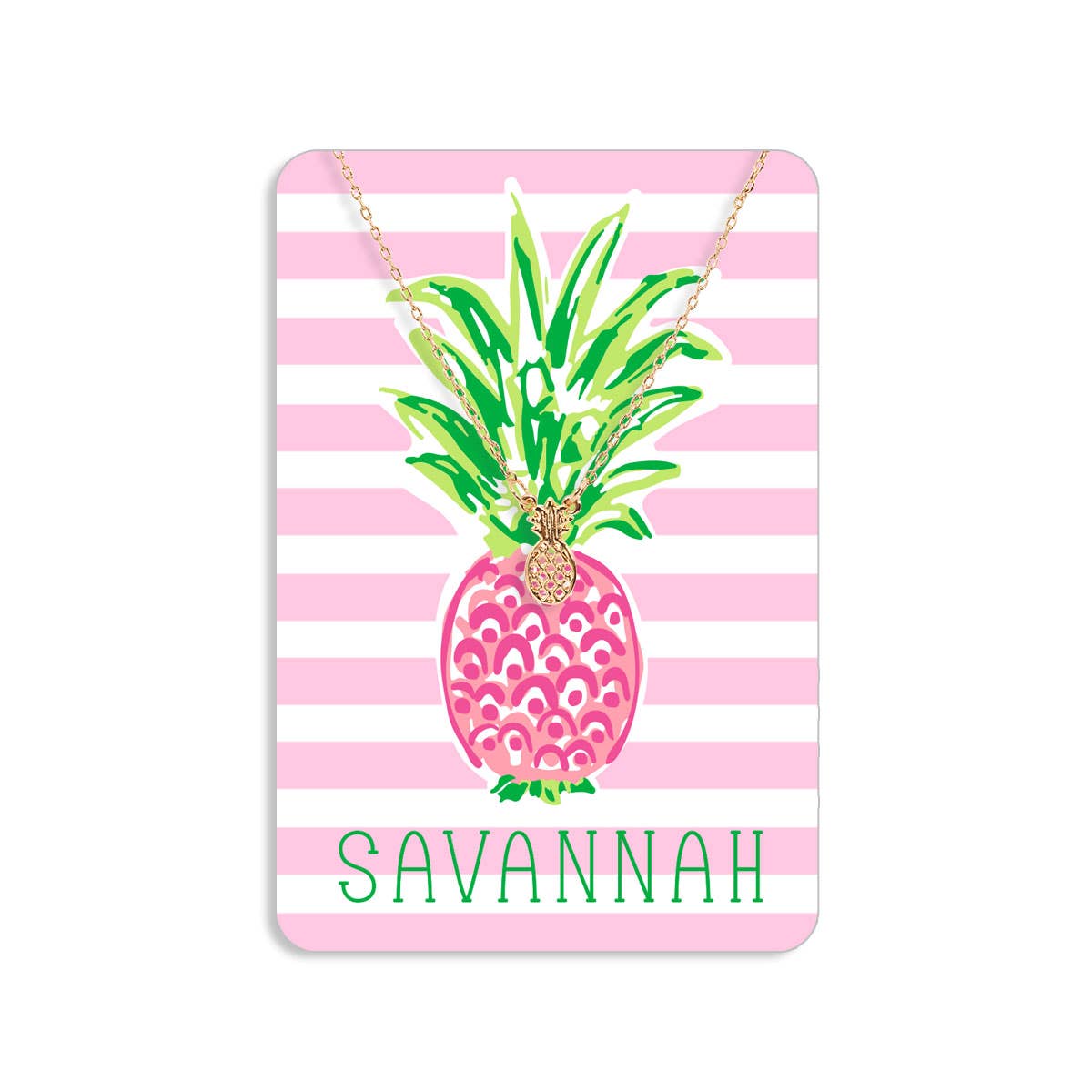 Savannah Pineapple Keepsake Card