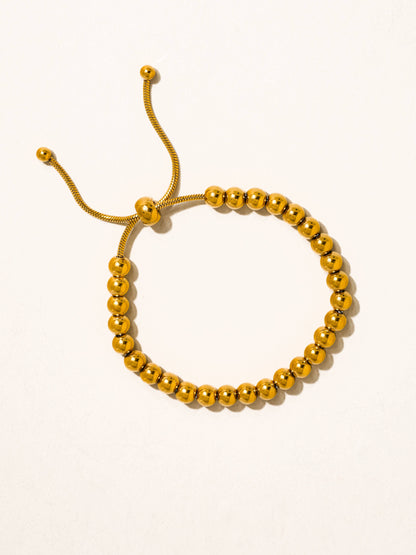 Liliane 18K Gold Non-Tarnish Beaded Bracelet