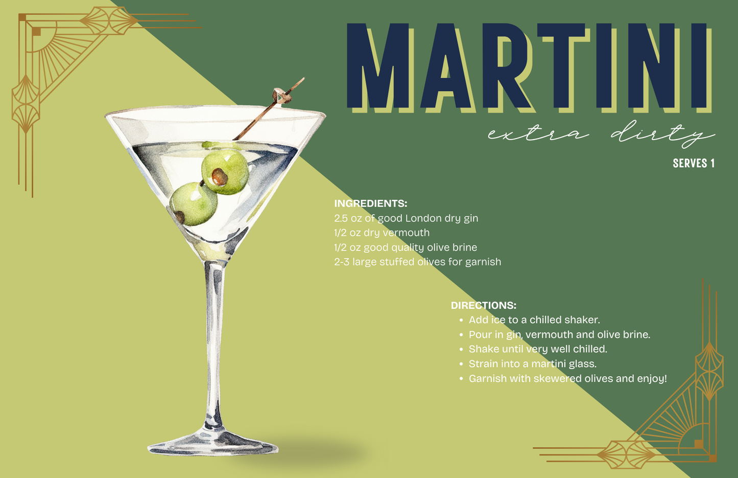 COCKTAILS VOL 2 insert set of 10