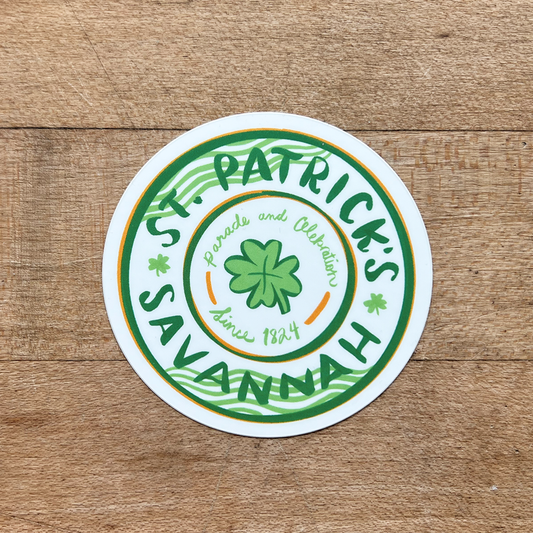Savannah St. Patrick's Day Sticker