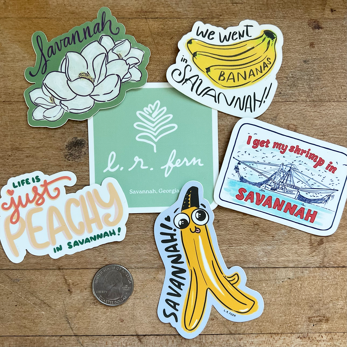Life's Just Peachy Savannah Sticker