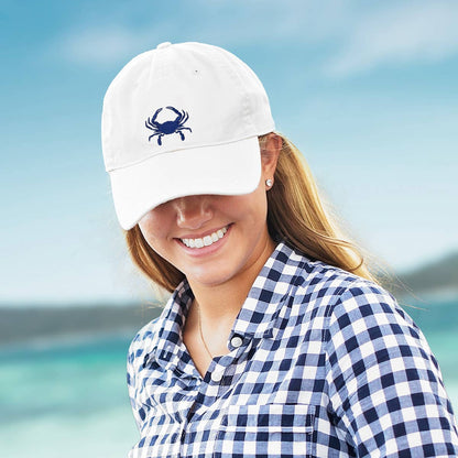 Crab Embroidered Cap