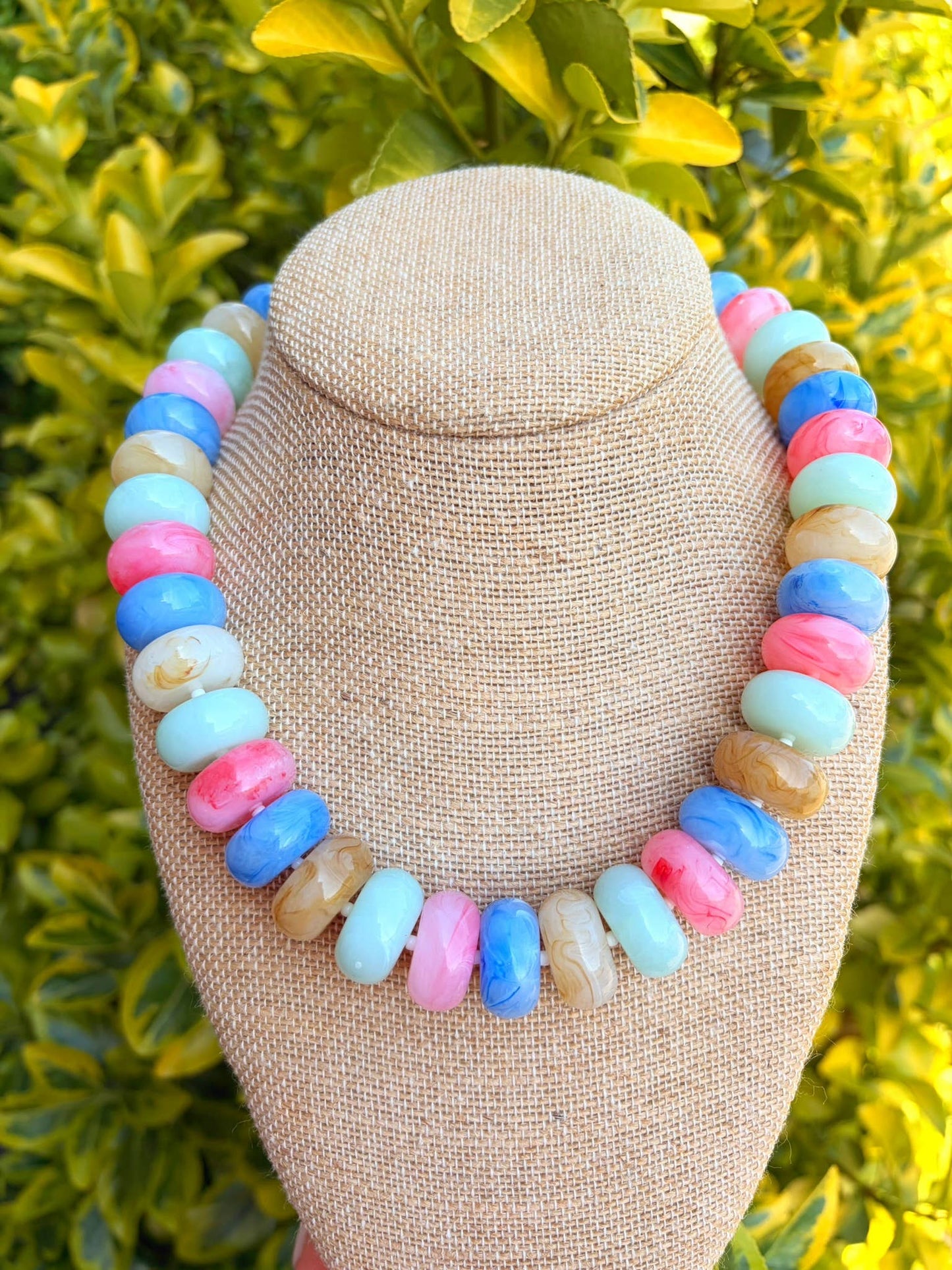Mixed Rory Rondelle Necklace