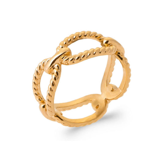 Nola 18K Gold Plated Ring