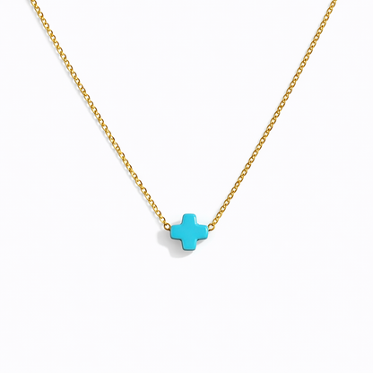 So Very Blessed Cross Necklace – Waterproof Gold Chain