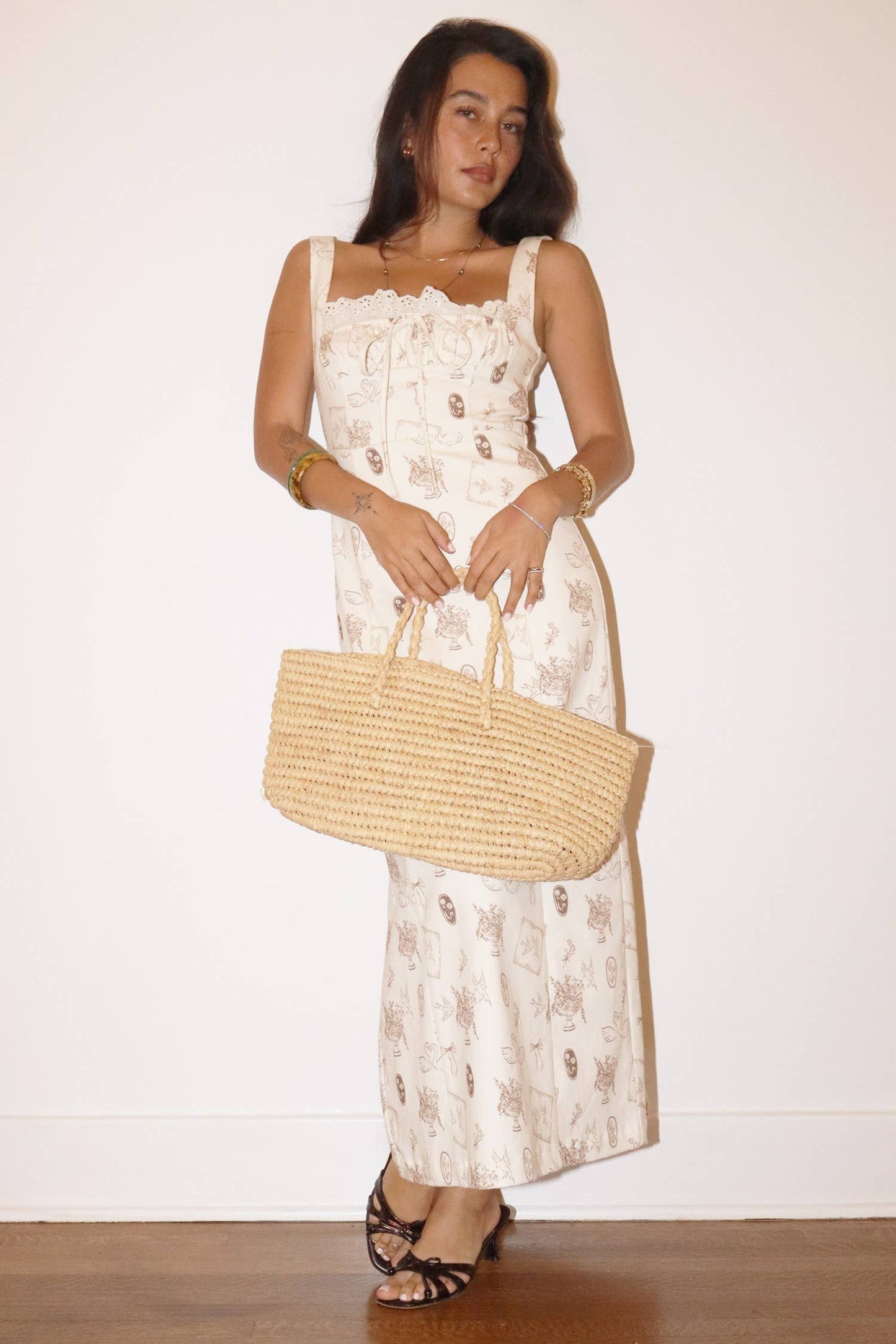 Vanilla Print Maxi Dress
