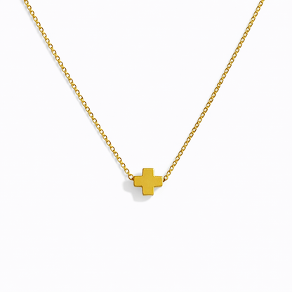 So Very Blessed Cross Necklace – Waterproof Gold Chain