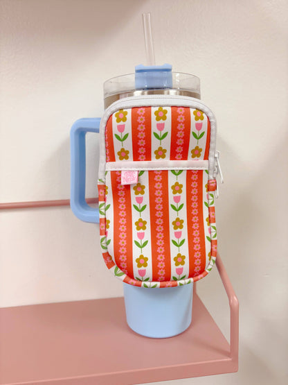 Water Bottle Backpack - Tulip Stripes *new & improved*