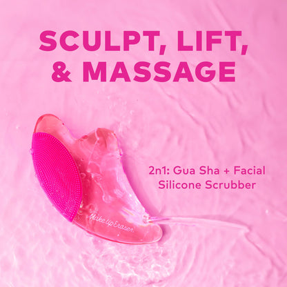 Makeup Eraser Gua Sha and Facial Scrubber