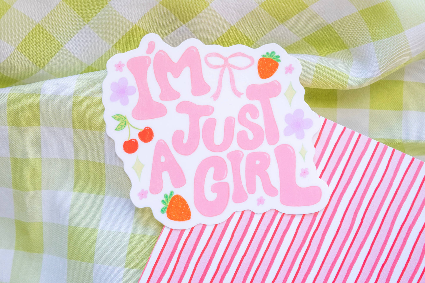 I'm Just a Girl Sticker