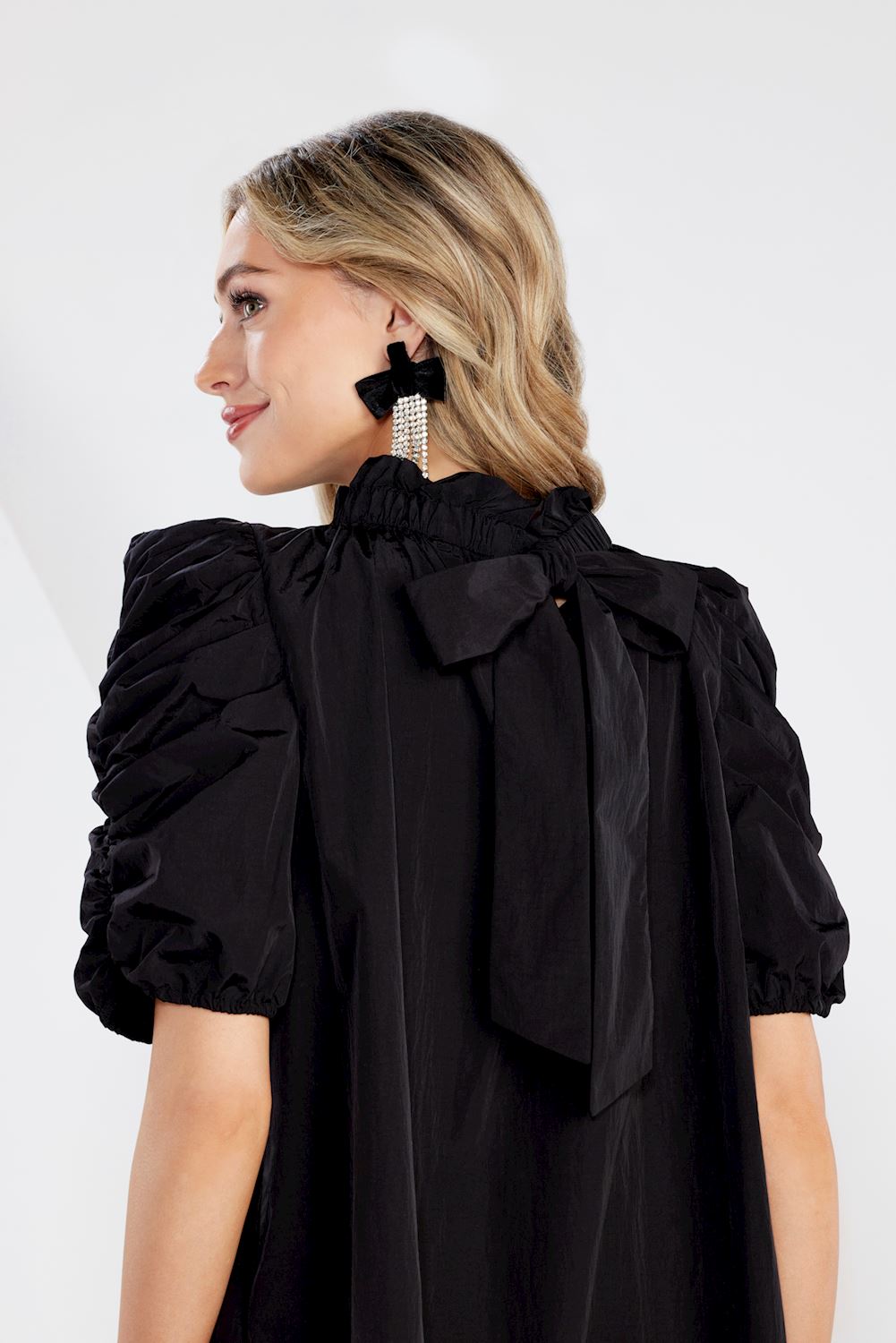 Black Roosevelt Party Dress