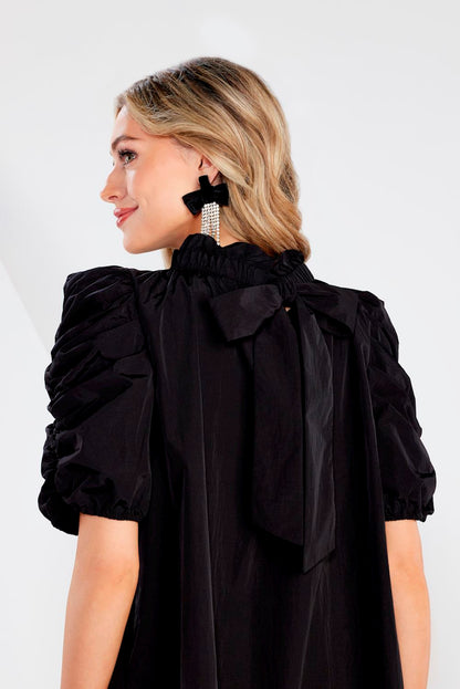 Black Roosevelt Party Dress