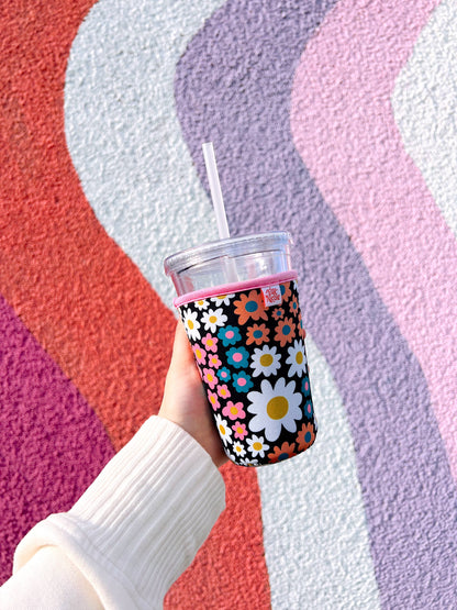 Coffee Cup Cover - Darling Daisies
