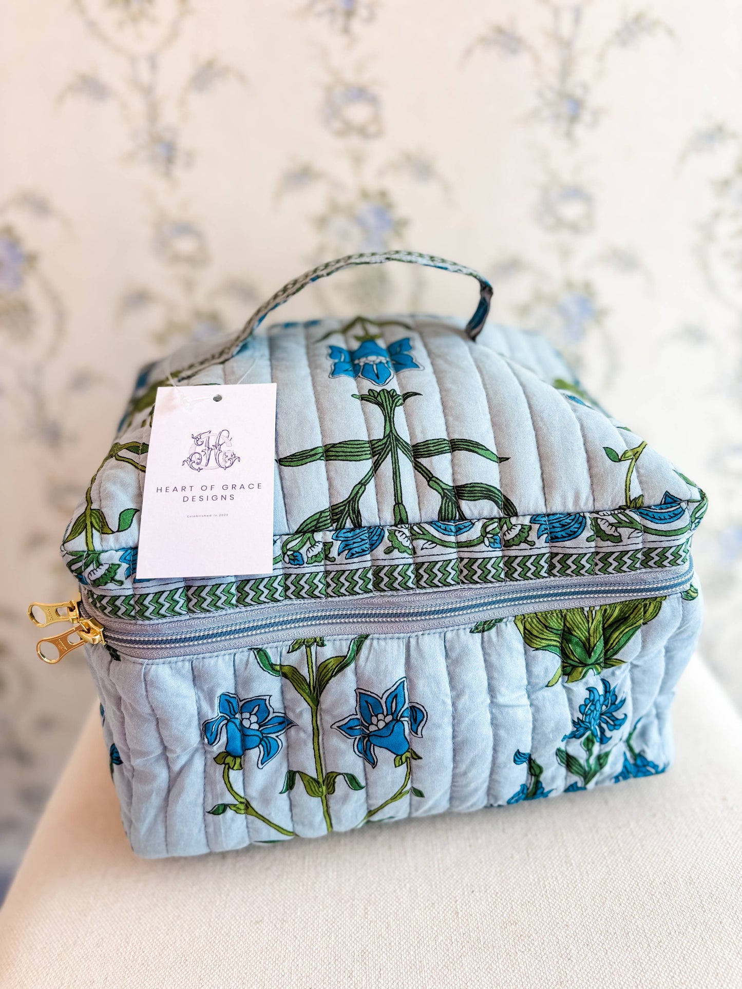 Iris Luxe | Quilted Cosmetic Bags