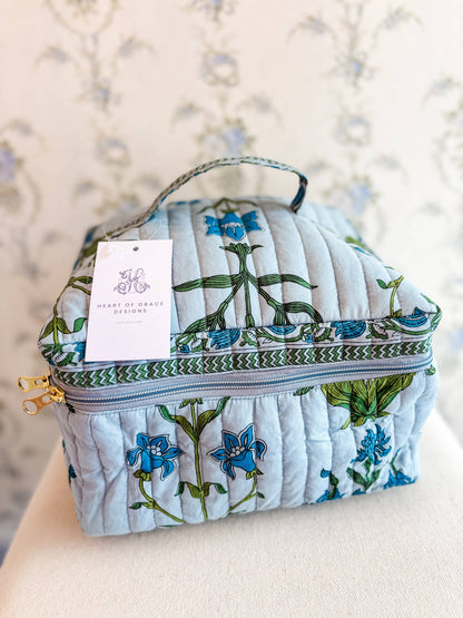 Iris Luxe | Quilted Cosmetic Bags