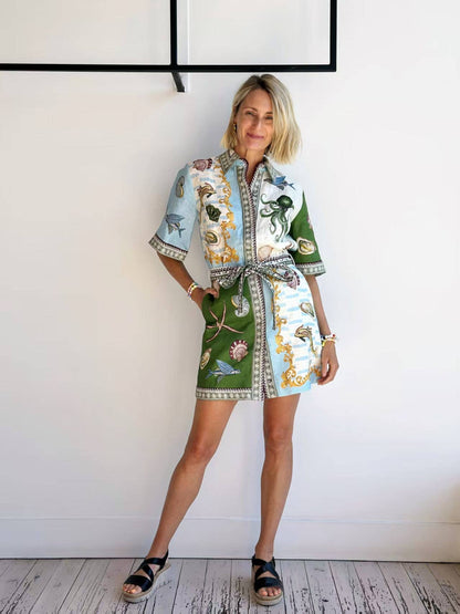 Under the Sea Shirt Dress