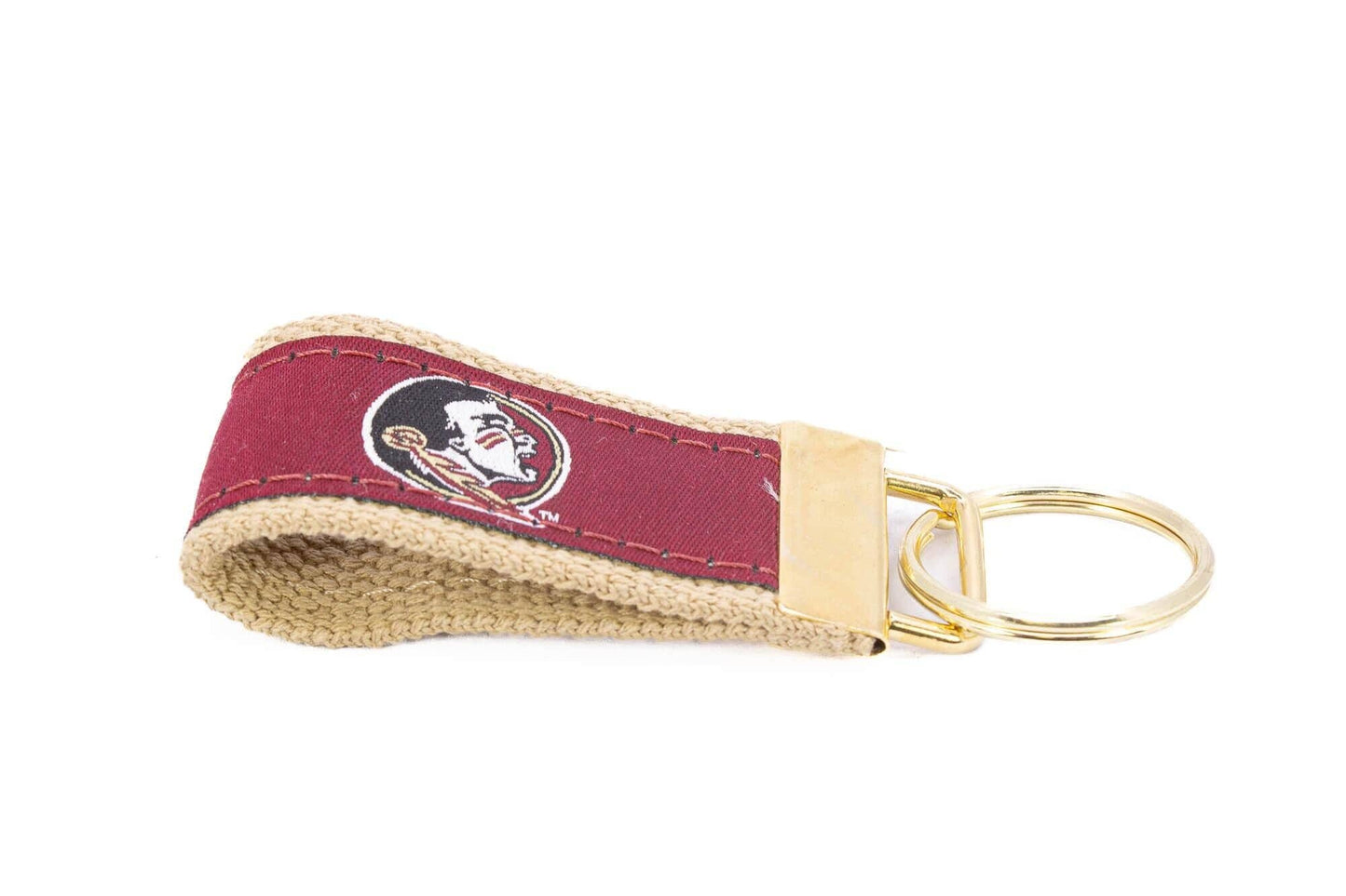 Florida State Seminoles Collegiate Woven Ribbon Key Chain.