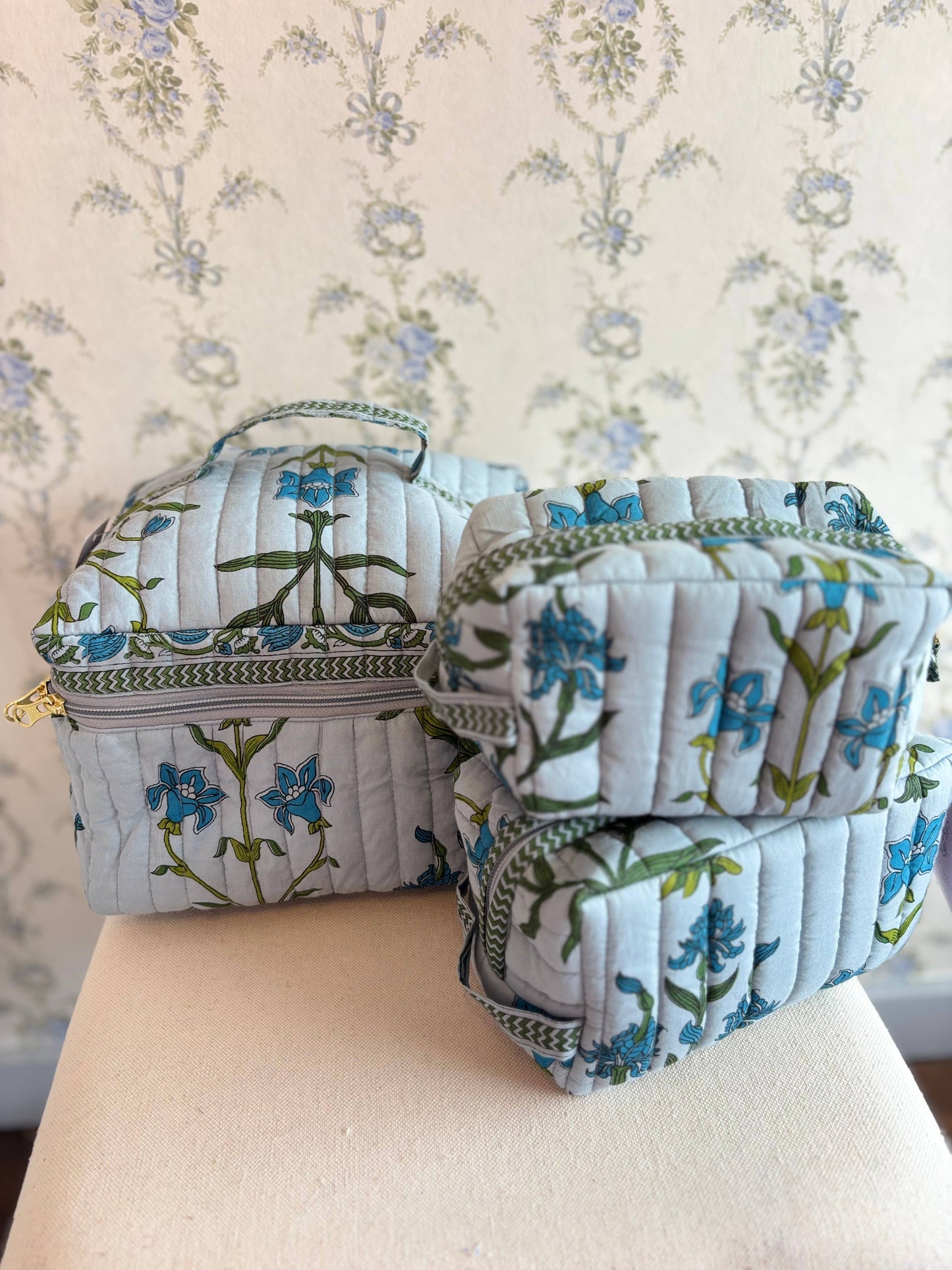 Iris Luxe | Quilted Cosmetic Bags