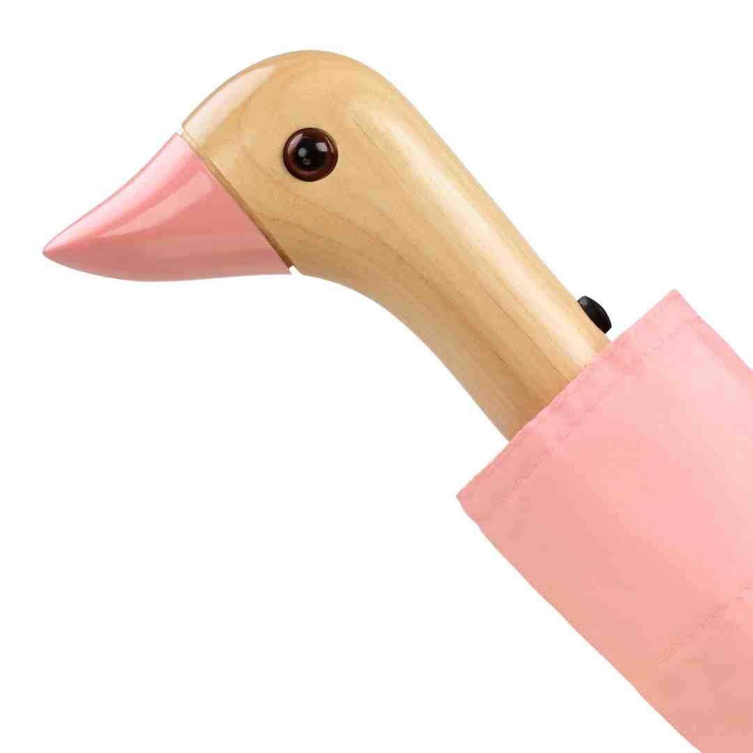Original Duckhead Pink Compact Eco-Friendly Wind Resistant Duck Head Umbrella