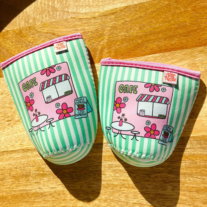 Coffee Cup Cover - Cafe Doodle - Iced Drink Sleeve
