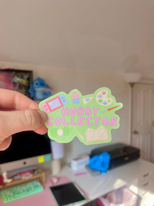 Hobby Collector Vinyl Sticker