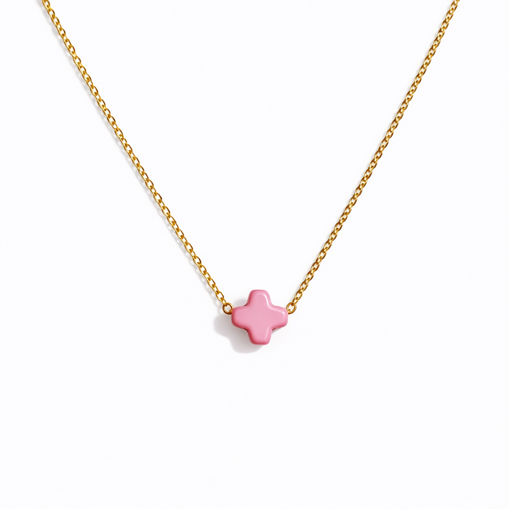 So Very Blessed Cross Necklace – Waterproof Gold Chain